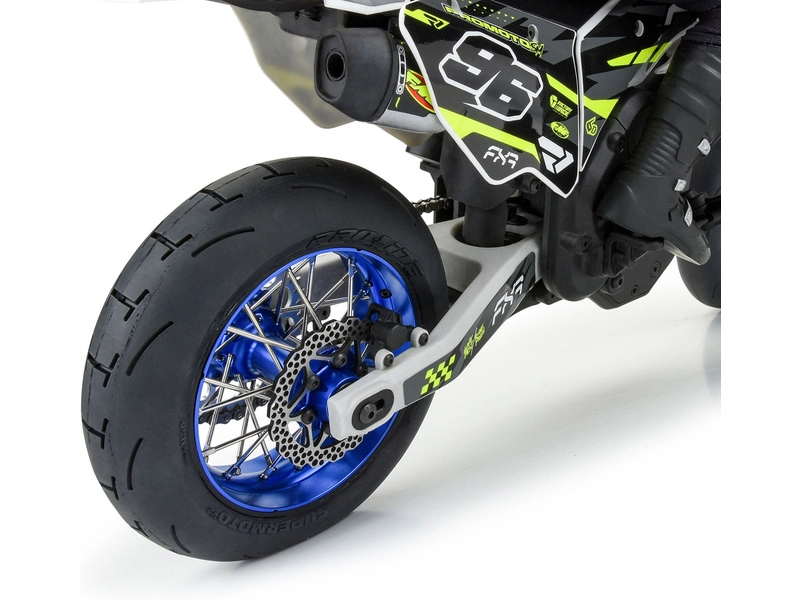 Motocykel Pro-Line so zadnou časťou 1:4 Supermoto 2.0 S3, objímka: Pro-Spec SM