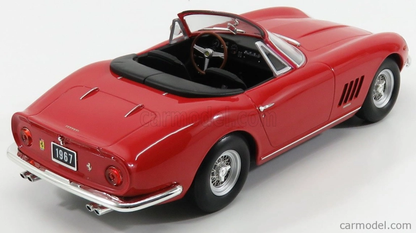 Kk-scale Ferrari 275 Gtb/4 Nart Spider 1967 1:18 Červená