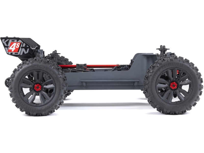 RC auto Arrma Kraton 4S V2 BLX 1:10 4WD RTR, červené