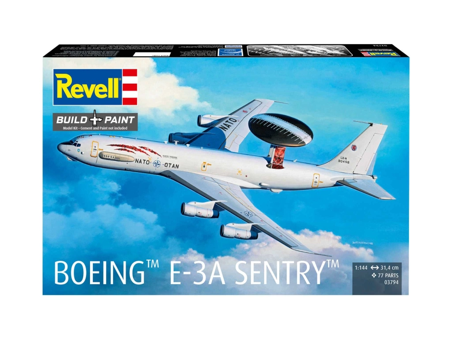 Plastic ModelKit lietadlo 03794 - Boeing E-3A (1:144)