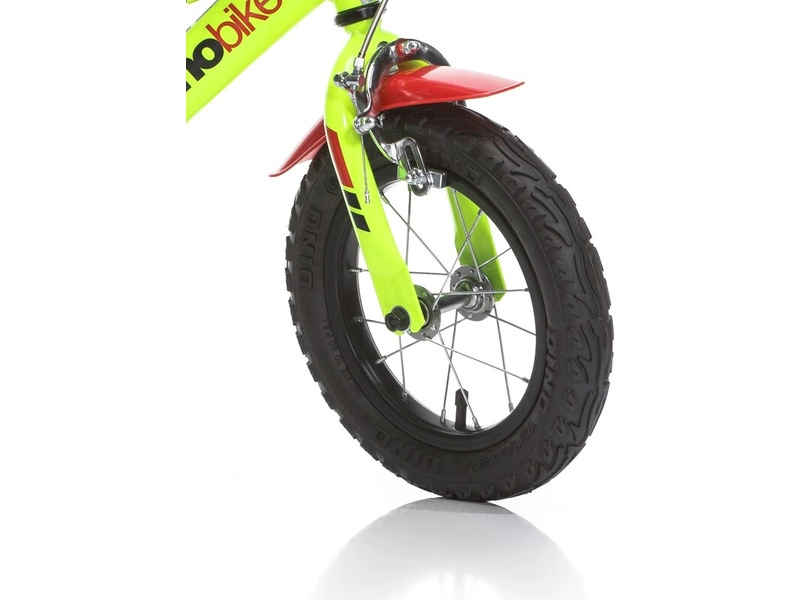 DINO Bikes - Dětské kolo 12" zelené/černé