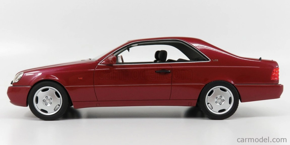 Modely Mercedes benz S-class 600sec Coupe (c140) 1992 1:18 Red Met