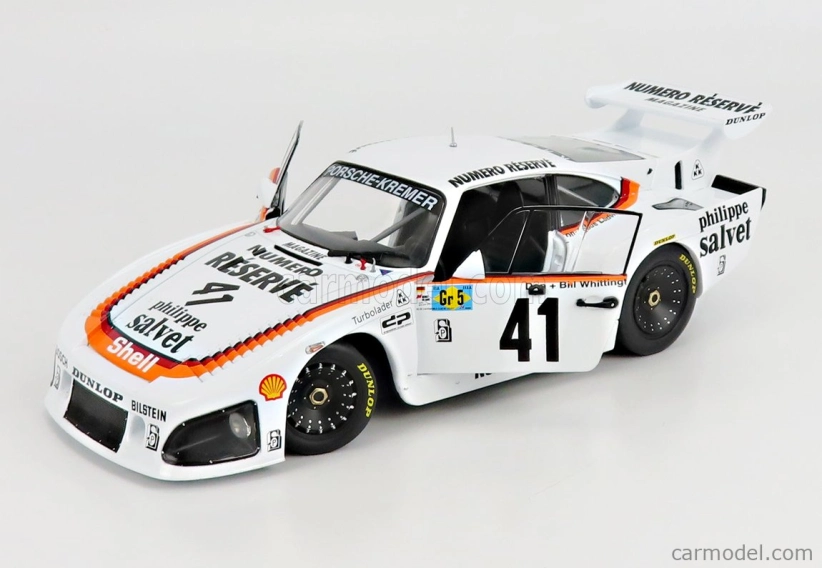 Solido Porsche 935 K3 Team Porsche Kremer Racing N 41 Winner 24h Le Mans 1979 K.ludwig - B.whittington - D.whittington 1:18 Biela
