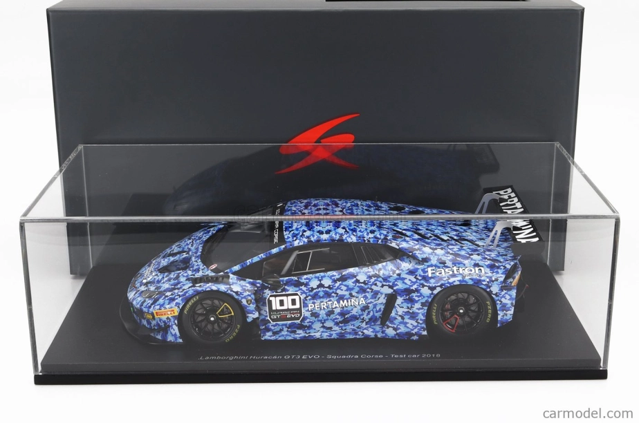 Spark-model Lamborghini Huracan Gt3 Team Squadra Corse N 100 Test Car 24h Spa 2018 1:18 Různé