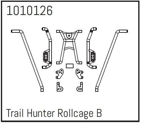HBP240273 - (1010126) T-Hunter Rollcage Set B - PRO Crawler 1:18