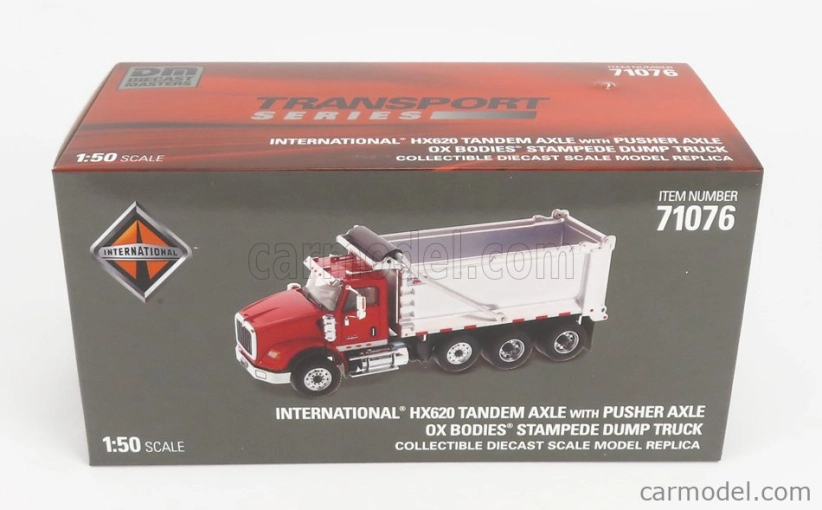 Dm-models International Hk620 Truck Cassone Ribaltabile 4-assi 2010 1:50 Red