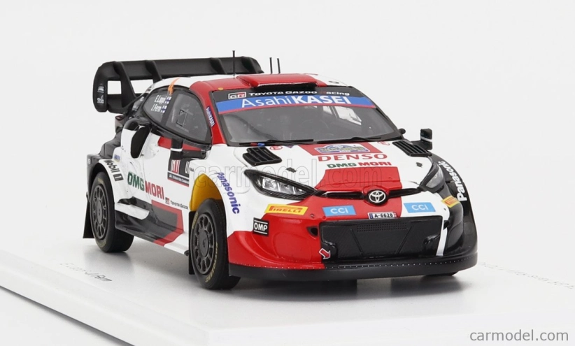 Spark-model Toyota Yaris Gr Rally1 Team Toyota Gazoo Racing Wrt N 4 3rd Rally Sweden 2022 E.lappi - J.ferm 1:43 Bílá Černá Červená
