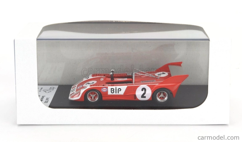 Trofeu Lola T292 N 2 Rally Vila Do Conde 1973 Santos Mendoza 1:43 Červená biela