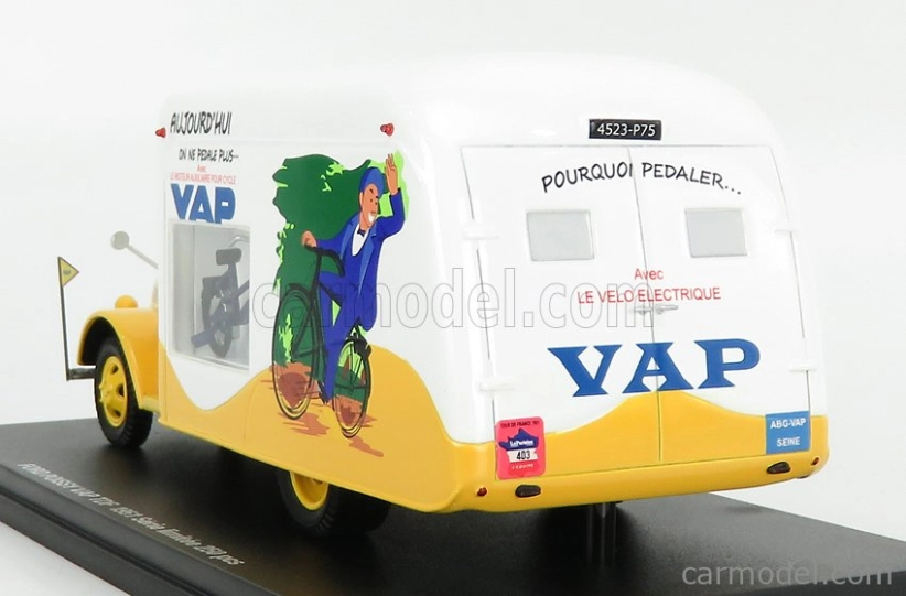 Perfex Ford usa Truck Van Poissy Vap Tdf 1951 1:43 Žlutá Bílá