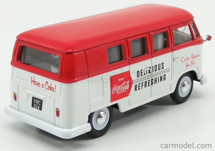Corgi Volkswagen T1 Camper Van Coca-cola 1961 1:43 Bílá Červená