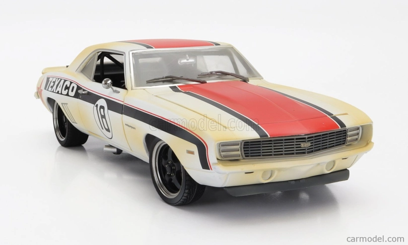 Gmp Chevrolet Camaro Rs Coupe N 18 Texaco Racing 1969 1:18 Biela červená čierna