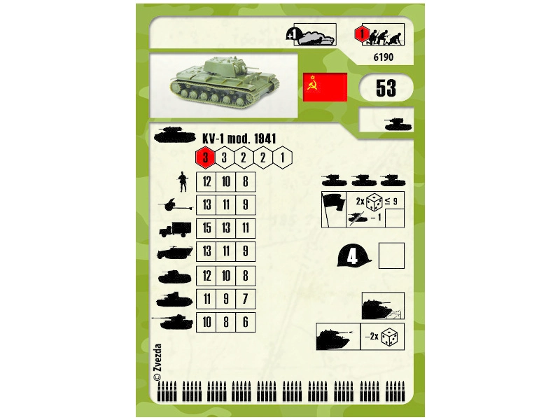 Zvezda Snap Kit – KV-1 s kanónom F-32 (1:100)