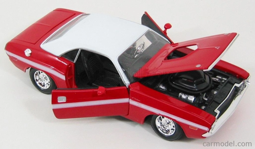 Maistoge Challenger R/t Coupe 1970 1:24 červeno-biela