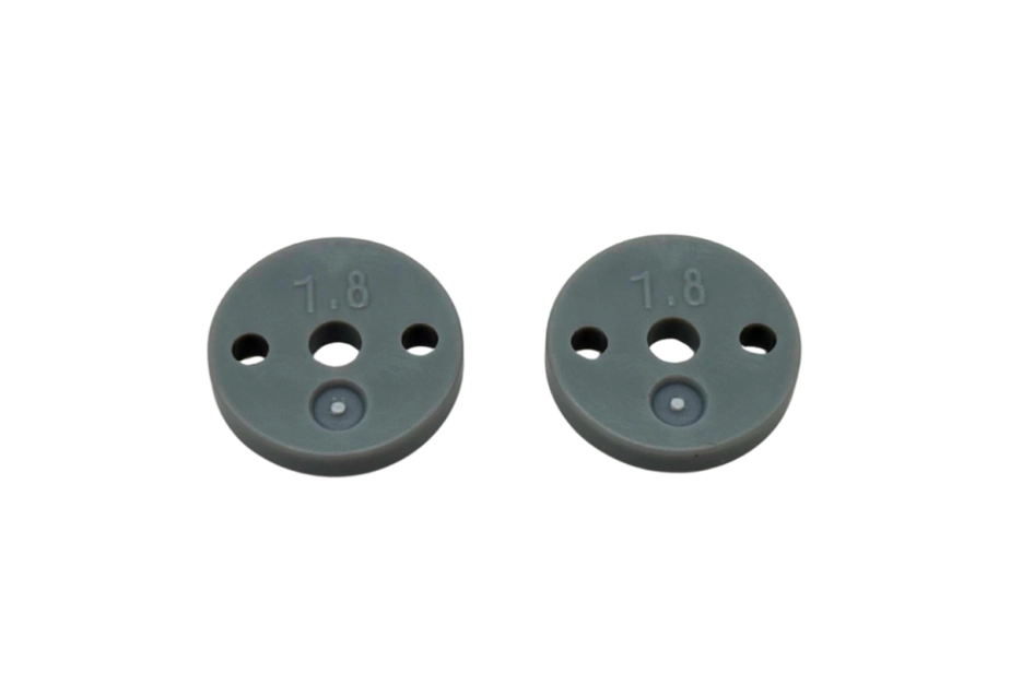 Presné plastové piestiky 1/10 BBS tlmičov (1.8x2 otvory, ploché) (13mm) (2 ks)