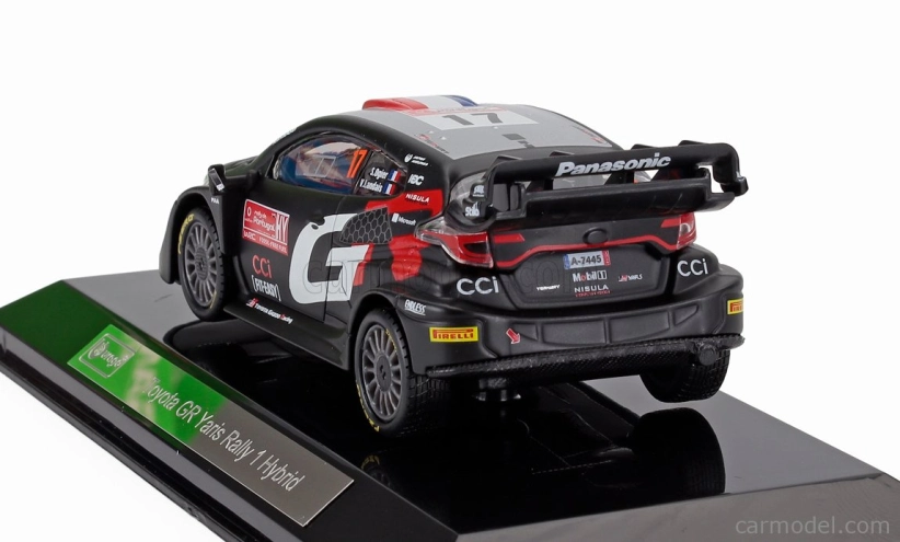 Bburago Toyota Yaris Gr Rally1 Hybrid Team Toyota Gazoo Racing Wrt N 17 Rally 2024 Sebastien Ogier – Vincent Landais 1:43 Black