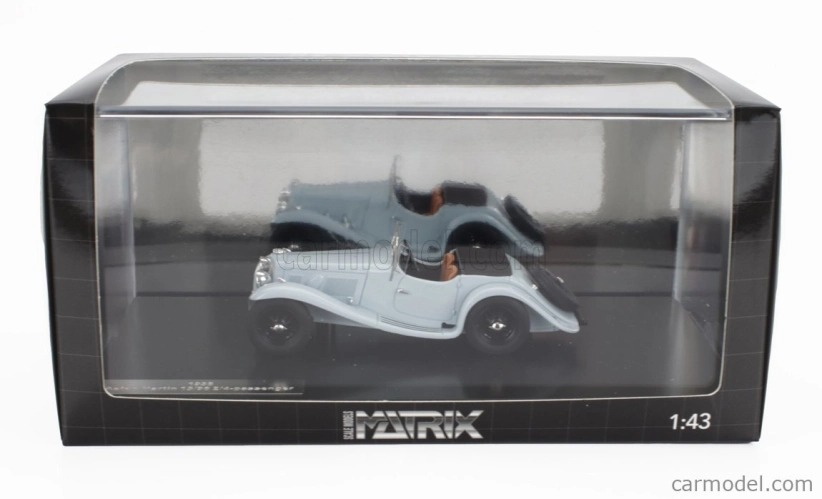 Matrix scale models Aston martin 15/98 2-4 Seater Roadster Open 1938 1:43 Grey