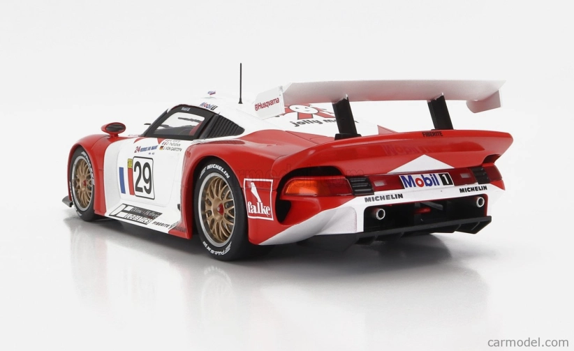 Werk83 Porsche 911 Gt1 3.2l Turbo Team Societe Jb N 29 24h Le Mans 1997 A.ferte - J.von Gartzen - O.thevenin 1:18 červená biela