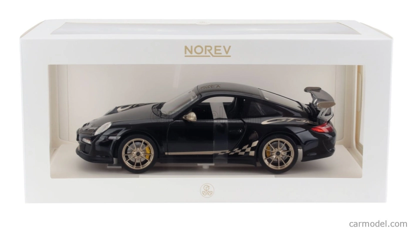Norev Porsche 911 997-2 Gt3 Rs Coupe 2009 1:18 Černé Zlato