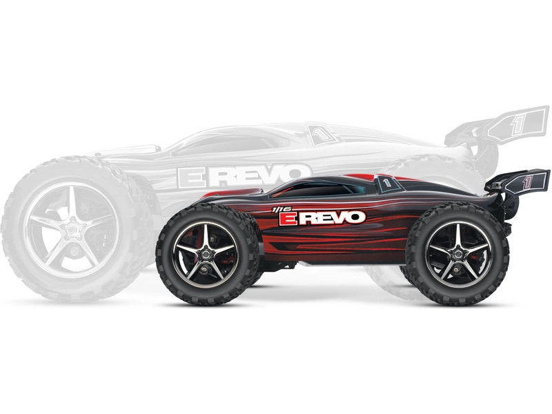 RC auto Traxxas E-Revo 1:16 RTR, oranžová
