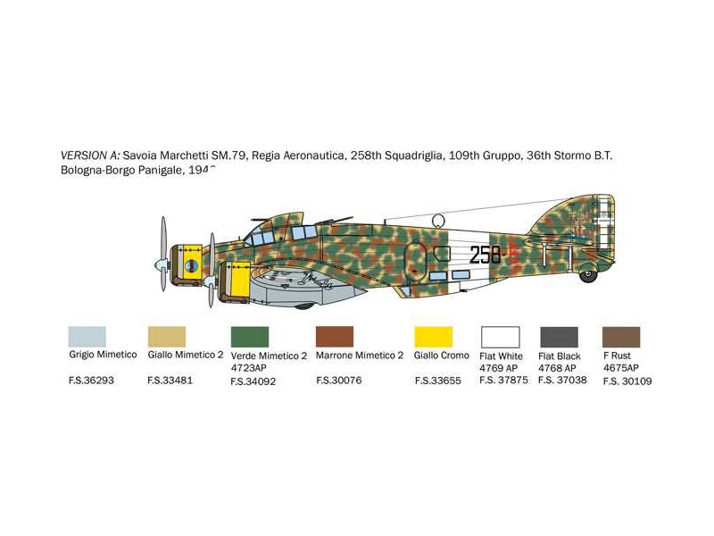Italeri Savoia-Marchetti SM-79 Sparviero (1:72)