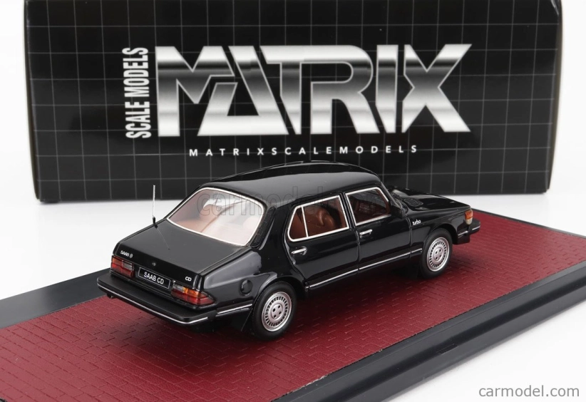 Modely v mierke Matrix Saab 900 Cd Turbo 1986 1:43 Black