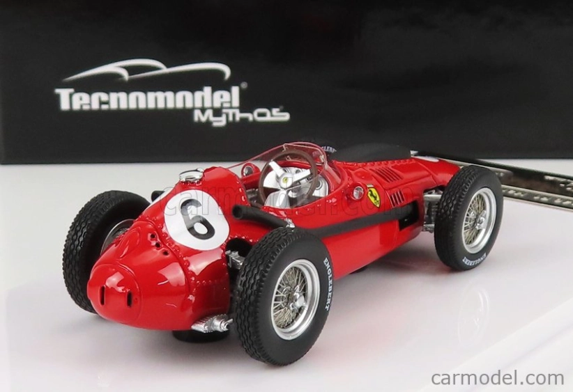 Tecnomodel Ferrari F1 Dino 246 N 6 2nd Marocco Gp Mike Hawthorn 1958 Majster sveta 1:43 Red