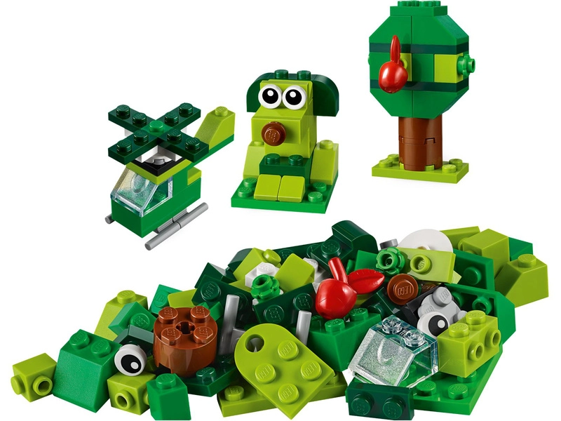 LEGO Classic - Zelené kreatívne kocky