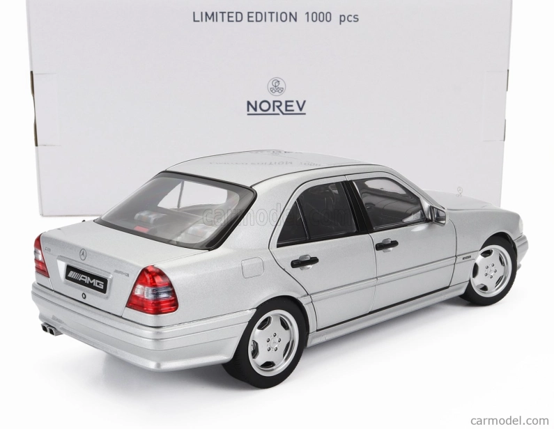 Norev Mercedes benz C-class C36 Amg (w202) 1993 1:18 Strieborný
