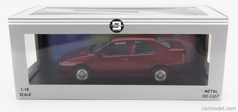 Triple9 Alfa romeo 155 1996 Grey Interior 1:18 Red Met