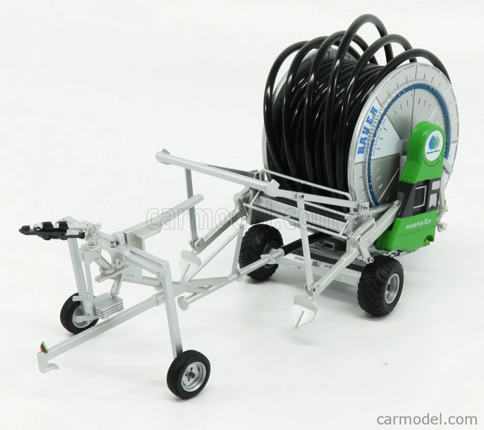 Universal hobbies Bauer Rainstar E21 Irrigation Sistem - Bobina Tubo Irrigazione 1:32 Stříbrná Černá
