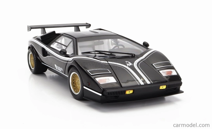 Kyosho Lamborghini Countach Lp500 R Quattrovalvole 1982 1:18 Černá Bílá