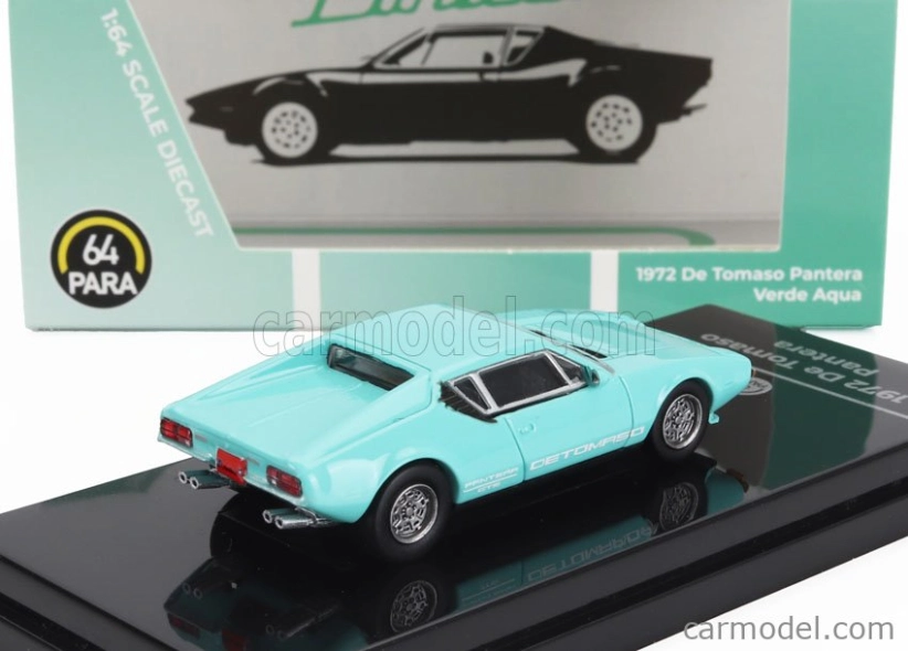 Paragon-models De tomaso Pantera Lhd 1972 1:64 Veľmi svetlá zelená
