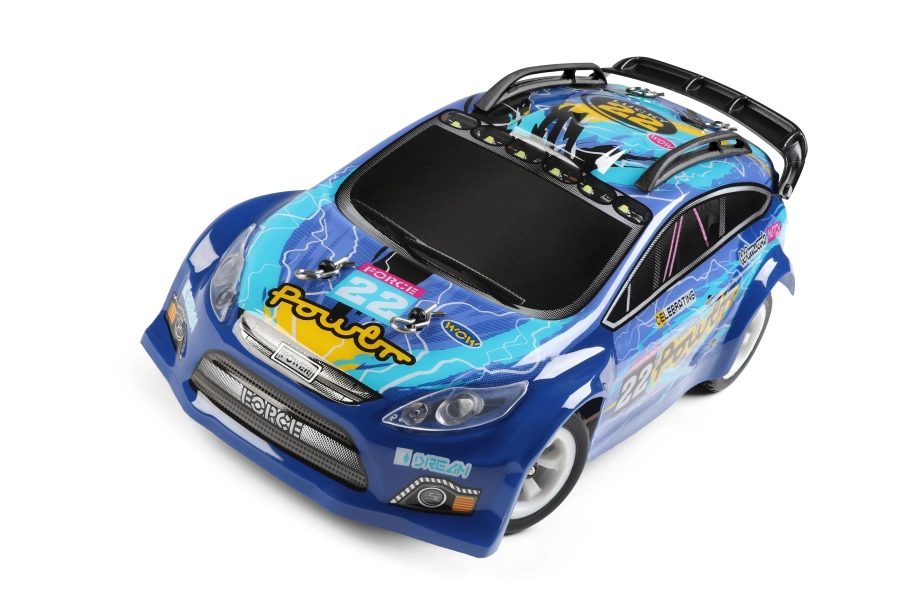 RC auto Ford Focus WRC s hliníkovým podvozkem, pohonem 4X4 a LED osvětlením, 2,4 GHz, 1:28