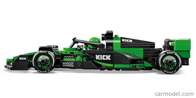 Lego Sauber Lego Speed Champion - F1 C44 Team Stake Kick Season 2024 - 259 Pezzi - 259 ks zelená čierna