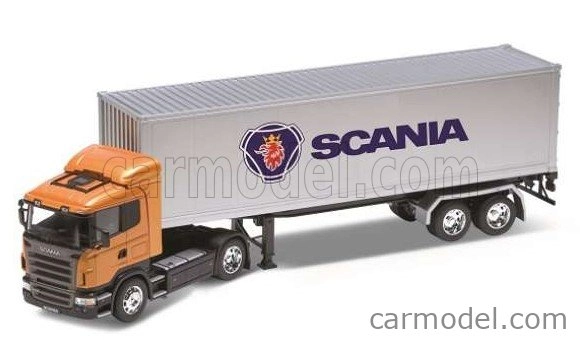 Welly Scania R730 V8 ťahač Cassonato 2011 1:32 oranžová strieborná