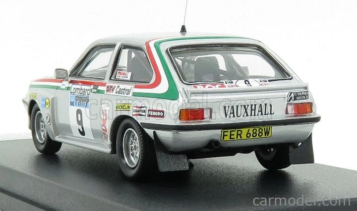 Trofeu Vauxhall Chevette Hsr (night Version) N 9 Rally Rac Lombard 1980 Pentti Airikkala - Risto Virtanen 1:43 Silver