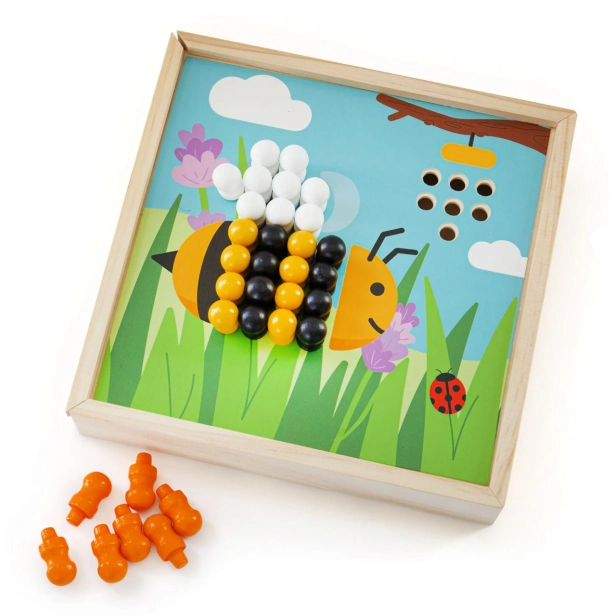 Bigjigs Toys Drevená mozaiková záhrada