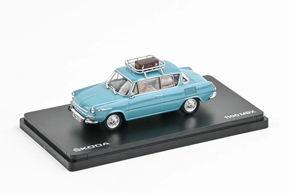 BAZAR - Abrex Škoda 1100MBX (1969) 1:43 - Tyrkysová Světlá