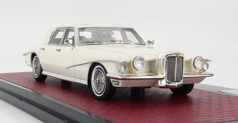 Modely v mierke Matrix Stutz Duplex Sedan 1971 1:43 White