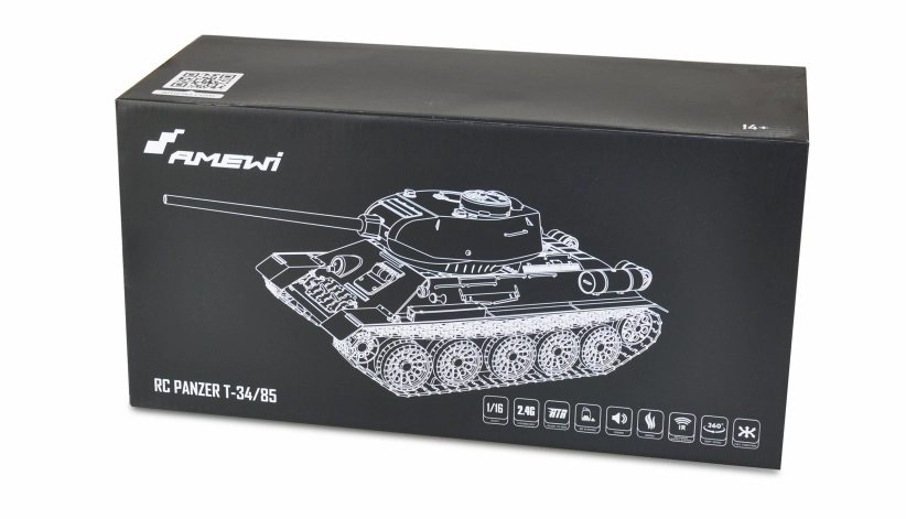 RC tank T34/85 1:16, BB IR