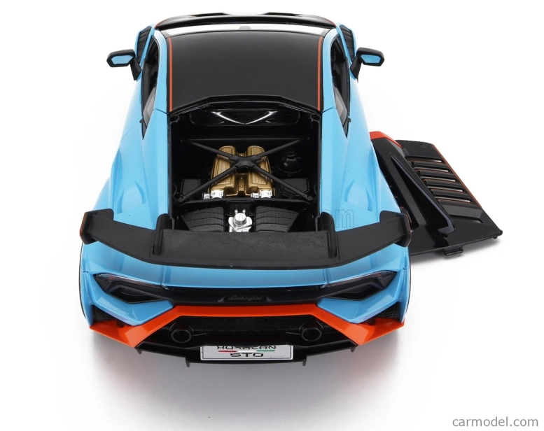 Rastar Lamborghini Huracan Sto Lp640-2 2021 1:18 svetlo modrá oranžová