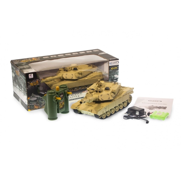 RC bojový tank bitka