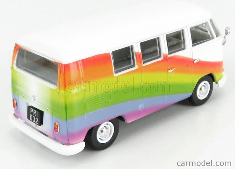 Corgi Volkswagen T1 Minibus Peace & Love Rainbows 1961 1:43 Rôzne