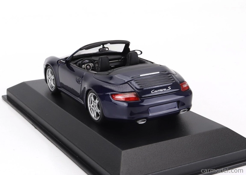 Minichamps Porsche 911 997 Carrera S Cabriolet 2005 1:43 Blue Met