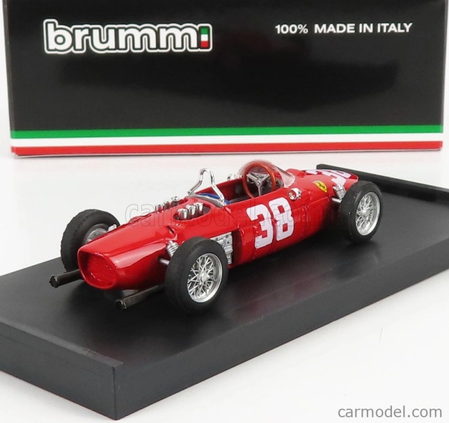 Brumm Ferrari F1 156 N 38 3rd Monaco Gp Phil Hill 1961 World Champion 1:43 Red
