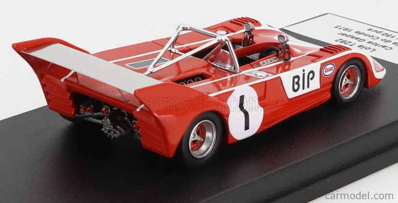 Trofeu Lola T292 N 1 Víťaz Rally Vila D0 Conde 1973 Carlos Gaspar 1:43 Červená biela