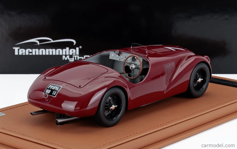 Tecnomodel Ferrari 125s Spider N 70 Circuito Di Livorno 1947 Tazio Nuvolari 1:18 Rosso Mugello - Červená