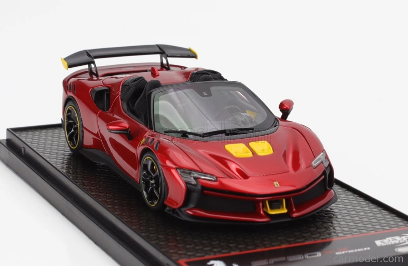 Bbr-models Ferrari Sf90 Xx Stradale Spider 2024 1:43 Rosso Portofino - červená met. žltá čierna