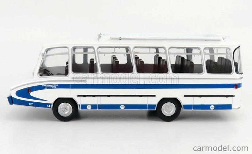 Edicola Berliet Stradair Truck Bus 1965 1:43 bielo modrá