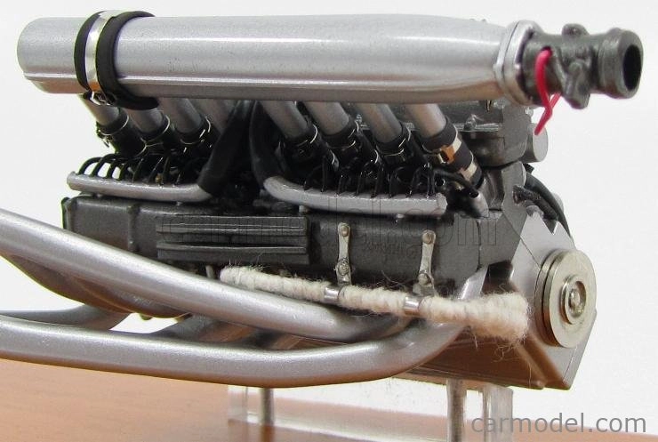 Cmc Mercedes benz Motore - Motor Mercedes 300sl 1955 - S vitrínou - Con Vetrina 1:18 Silver